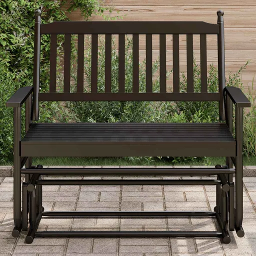 Banco Deslizante Madera Maciza de Álamo Negro 118x70x104,5 cm