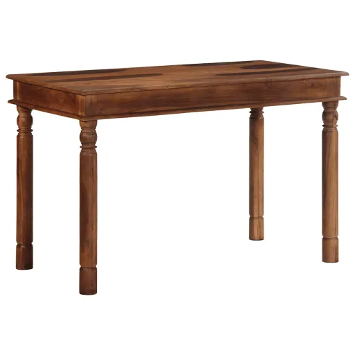 Mesa de Comedor Madera Maciza de Acacia 120x60x77 cm