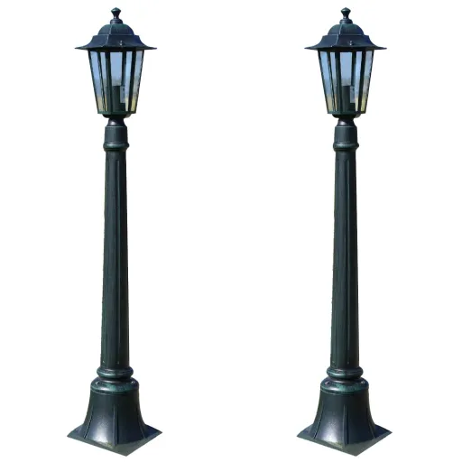 Farolas de Jardín Preston 2 Piezas 105 cm