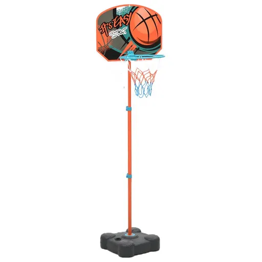 Juego de Canasta de Baloncesto Portátil Ajustable 109-141 cm