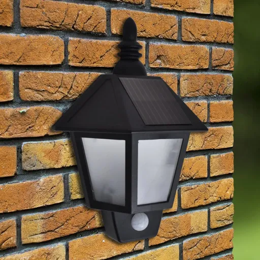 Lámpara de Pared Solar Con Sensor de Movimiento