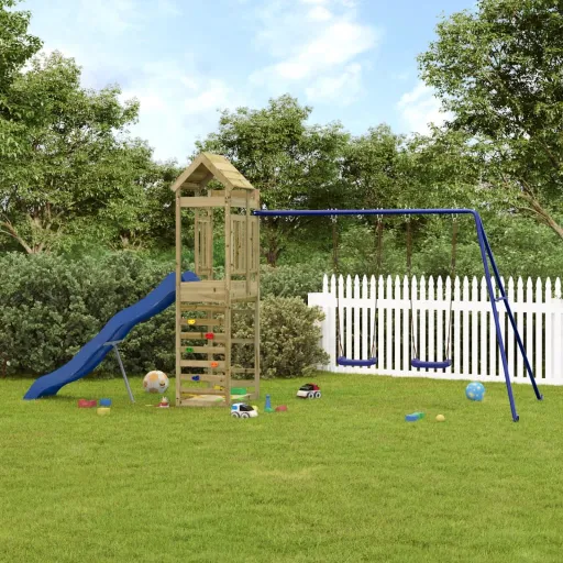 Parque Infantil de Exterior Madera de Pino Impregnada