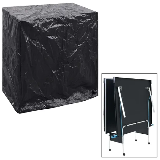 Funda de Muebles de Jardín Mesa Ping Pong 8 Ojales 160x55x182cm