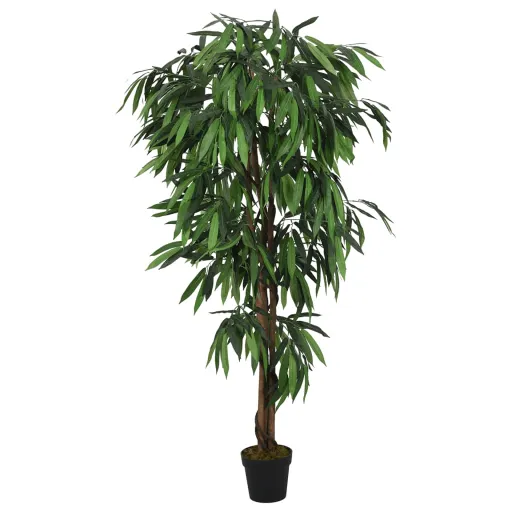 Árbol de Mango Artificial Con 900 Hojas Verde 180 cm