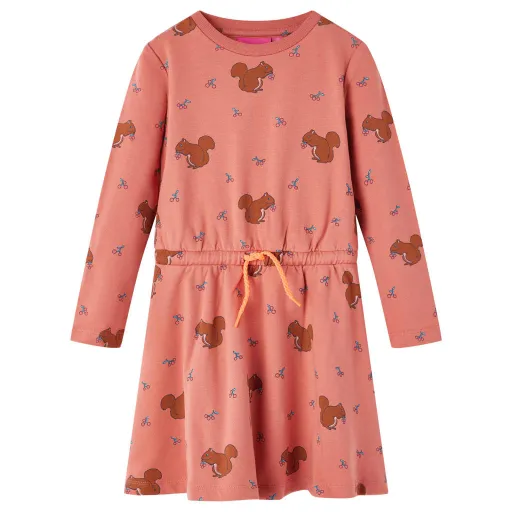 Vestido Infantil Rosa Palo 116