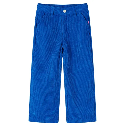 Pantalón Infantil Pana Azul Cobalto 92