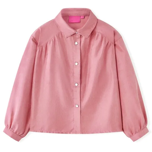 Blusa Infantil Con Mangas de Farol Rosa Palo 140