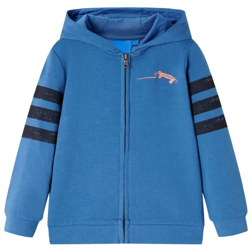 Sudadera Infantil Con Capucha Azul 104