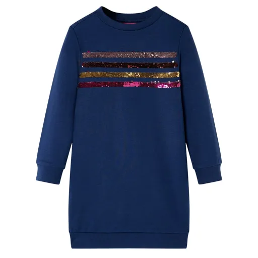 Vestido Sudadera Infantil Azul Marino 92
