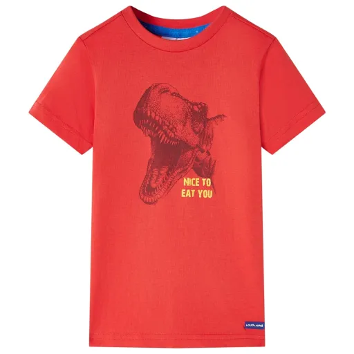 Camiseta Infantil Rojo 128