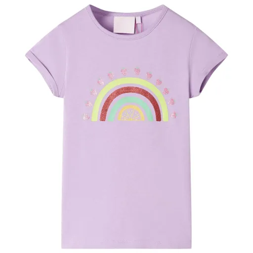 Camiseta Infantil Lila 104