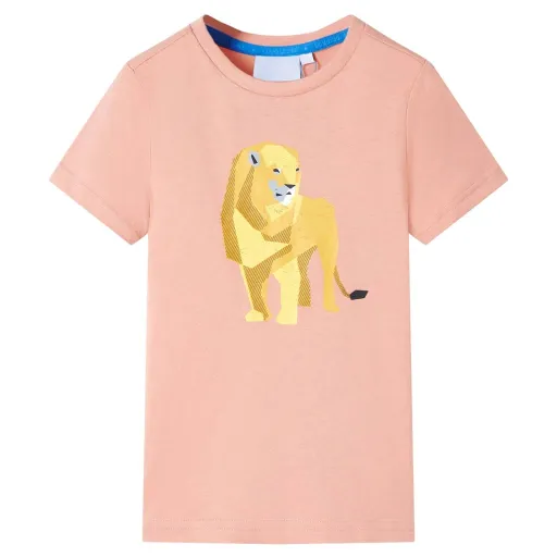 Camiseta Infantil Naranja Claro 116