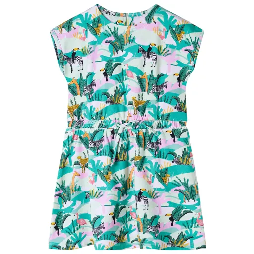 Vestido Infantil Verde Menta Claro 104