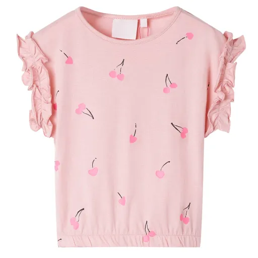 Camiseta Infantil Rosa Claro 116