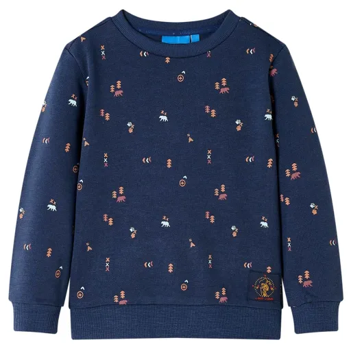 Sudadera Infantil Azul Marino Mélange 92