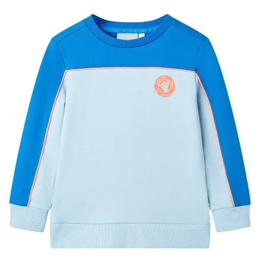 Sudadera Infantil Azul Chillón y Azul Claro 116