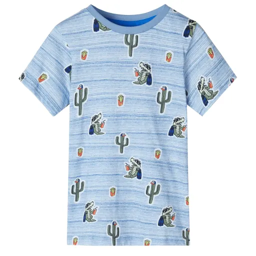 Camiseta Infantil Mezcla Azules 140