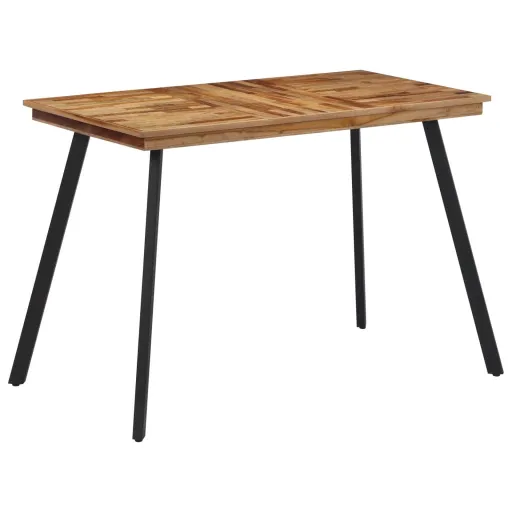 Mesa de Comedor Madera Maciza de Teca 120x62x76 cm