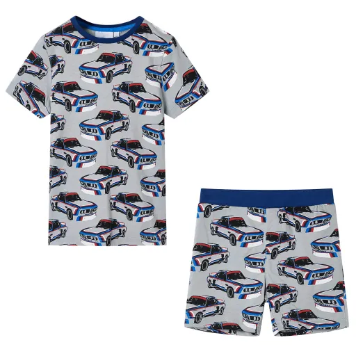 Pijama Infantil de Manga Corta Gris 104