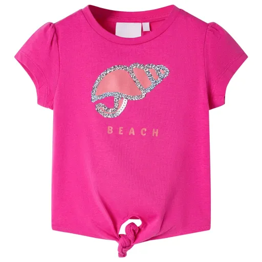 Camiseta Infantil Rosa Oscuro 116