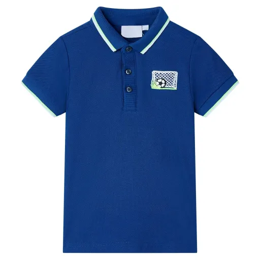 Polo Infantil Azul Oscuro 140