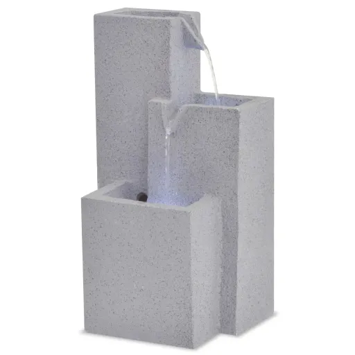 Fuente de Agua de Interior Con Luz LED de Poliresina