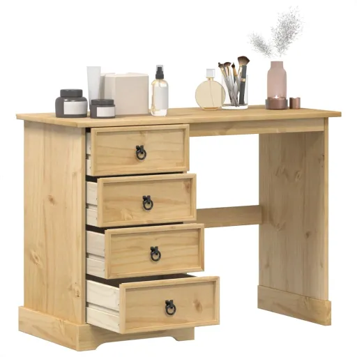 Tocador Corona Madera Maciza de Pino 104x47x75 cm