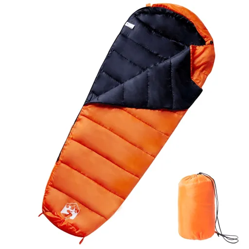 Saco de Dormir Tipo Momia de Camping Para Adultos 3 Estaciones