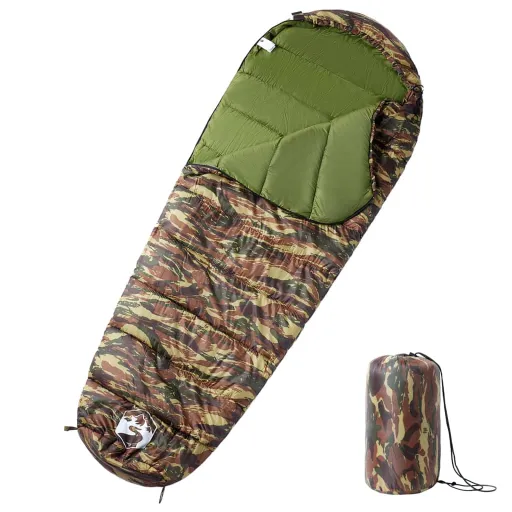 Saco de Dormir Tipo Momia de Camping Para Adultos 3 Estaciones