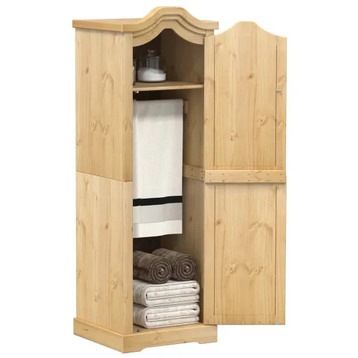 Armario Corona Madera Maciza de Pino 55x52x170 cm