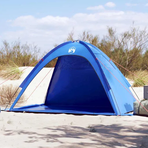 Tienda de Playa Impermeable Azul