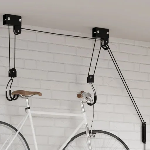 Elevador de Bicicletas Con Montaje en Techo 57 kg