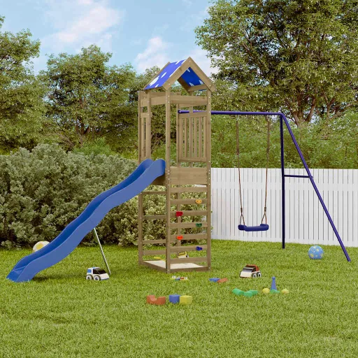 Parque Infantil de Exterior Madera de Pino Impregnada