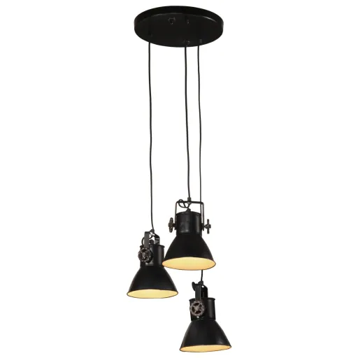 Lámpara Colgante Negra 25 W E27 30x30x100 cm