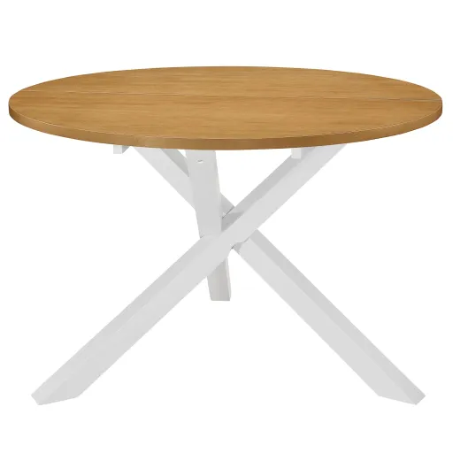 Mesa de Comedor Blanca 120x75 cm MDF