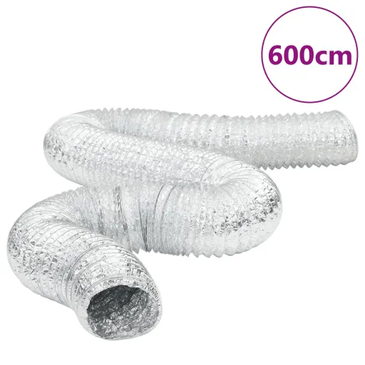 Conducto de Ventilación de Aluminio 6 m Ø10 cm