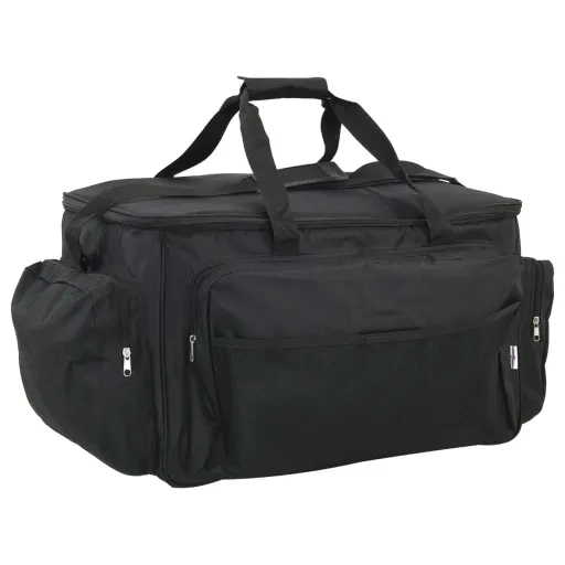 Bolso de Pesca Impermeable Tela Oxford Negro