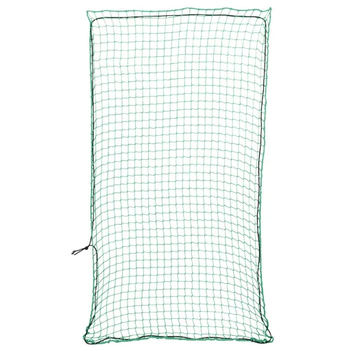 Red de Remolque Con Cuerda Elástica PP Verde 4x2 m