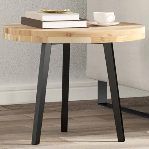 Tablero de Mesa Redondo Madera Maciza de Acacia Ø50x4 cm