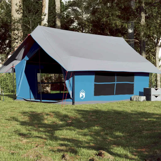 Tienda de Campaña Para 5 Personas Impermeable Azul