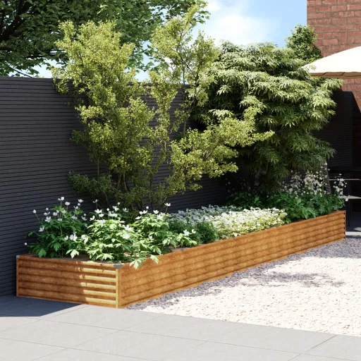 Jardinera Acero Corten 482x100x36 cm