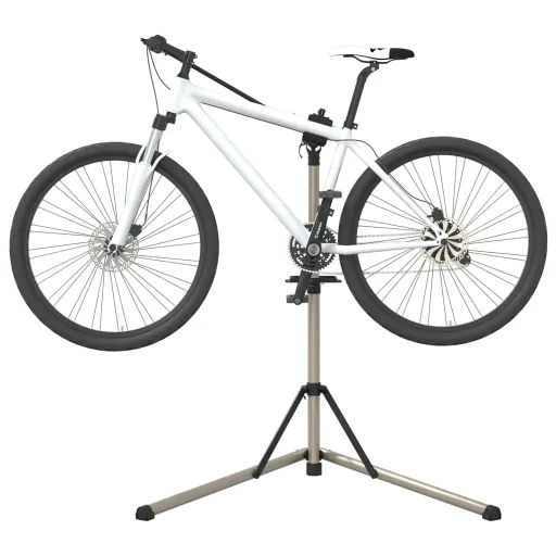 Soporte Reparación de Bicicletas Plegable Aluminio 102-160 cm