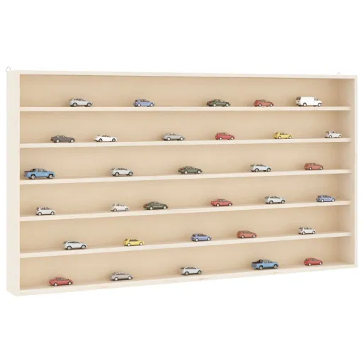 Vitrina de Madera Para Coleccionistas Con 6 Estantes