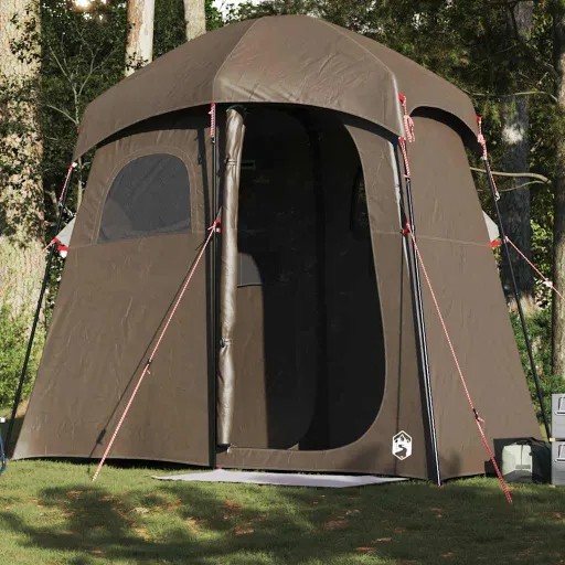 Tienda de Ducha Para 2 Personas Impermeable Marrón