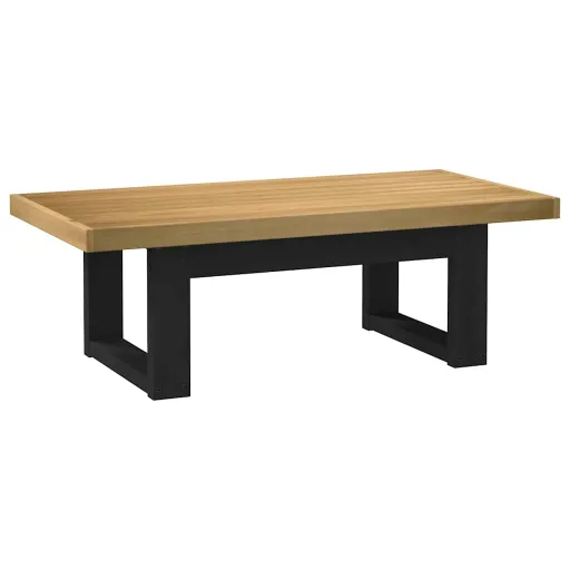 Mesa de Centro NOAIN Patas en U Madera Maciza Pino 120x60x40 cm