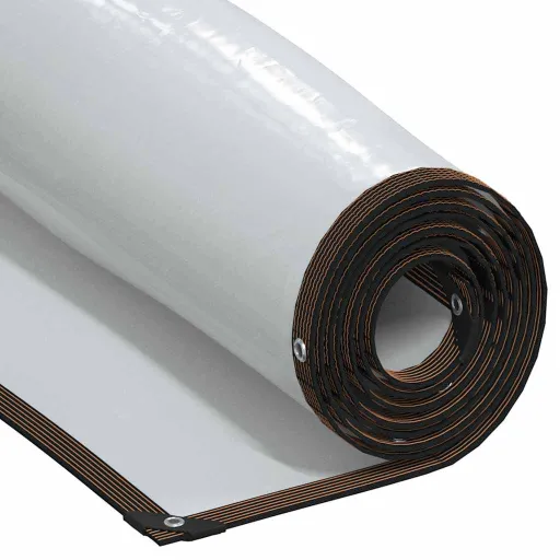Lona Transparente Con Ojales Polietileno 8x10 m
