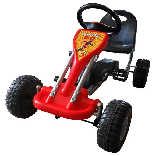Kart Correpasillos Con Pedales Rojo