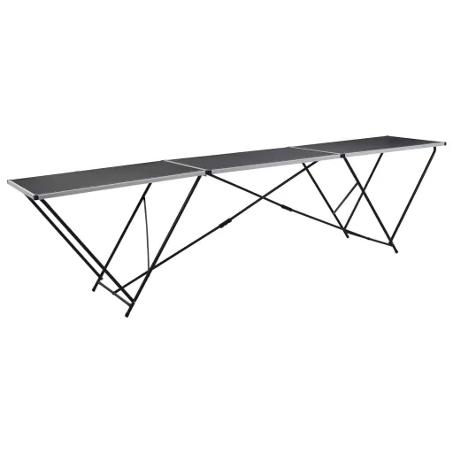 Mesa Para Empapelar Plegable de MDF y Aluminio 300x60x78 cm
