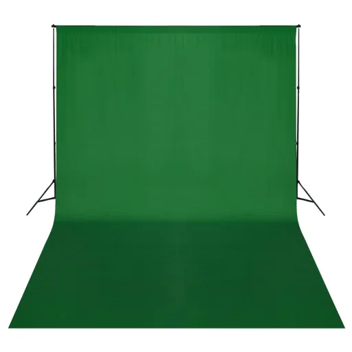 Sistema de Soporte de Telón Fondo 500x300 cm Verde
