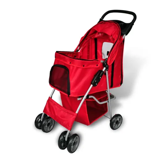 Cochecito Para Perros Rojo